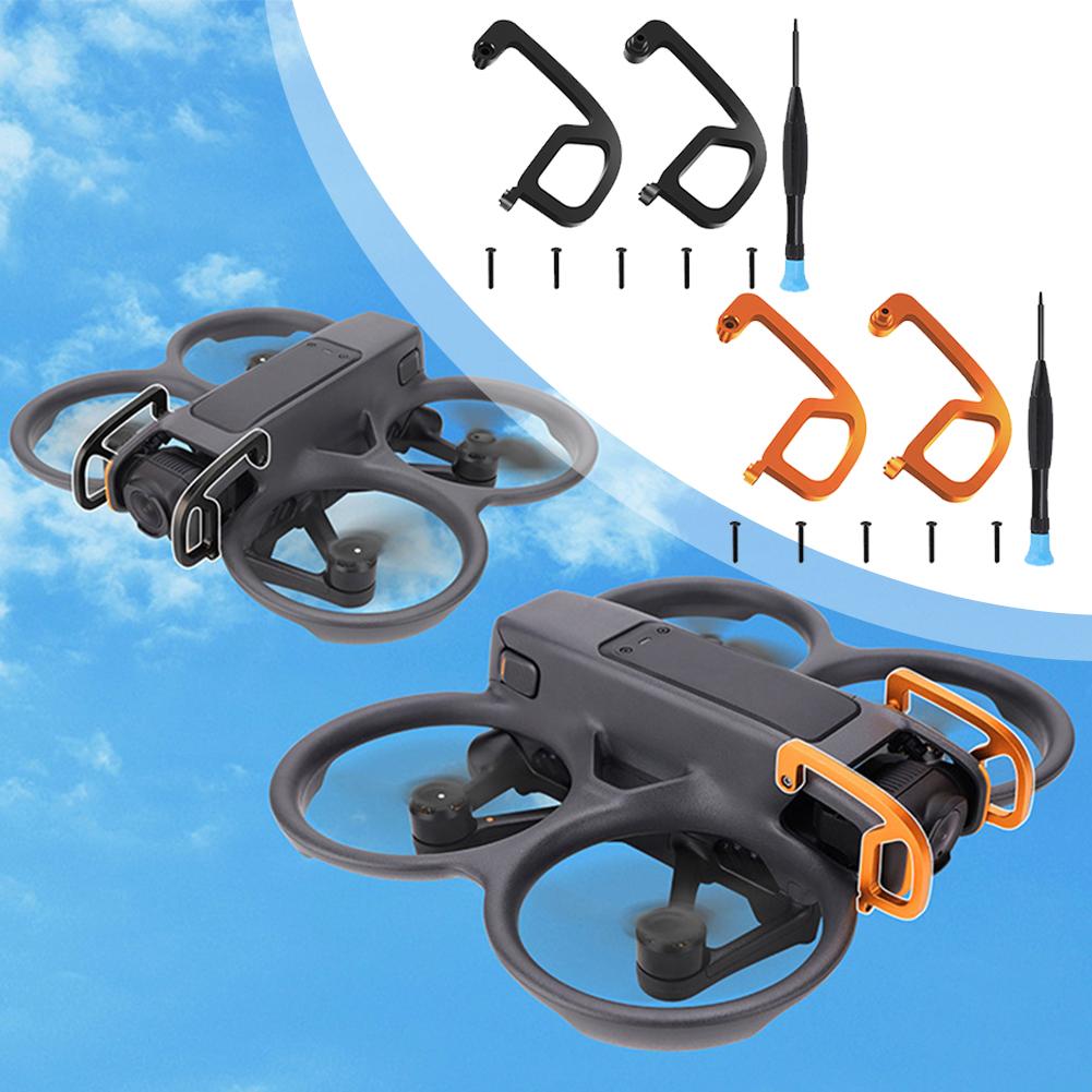 Drone Camera Filter - Dji Avata 2ドローン用ジンバルバンパー,衝突防止カメラレンズプロテクター,PTZガード,保護バー,アルミニウム合金,ドローンアクセサリー