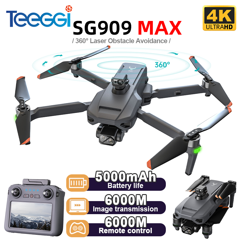 Drone Camera 4K - Teeggi SG909 MAX GPS ドローン 4K
