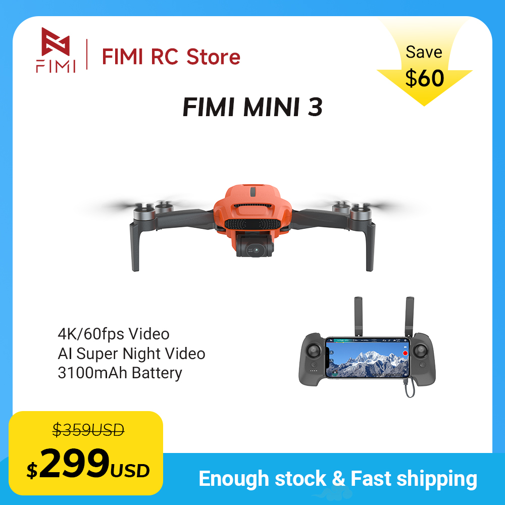 Drone Camera Night Vision - FIMI MINI 3 カメラドローン 4K 60fps
