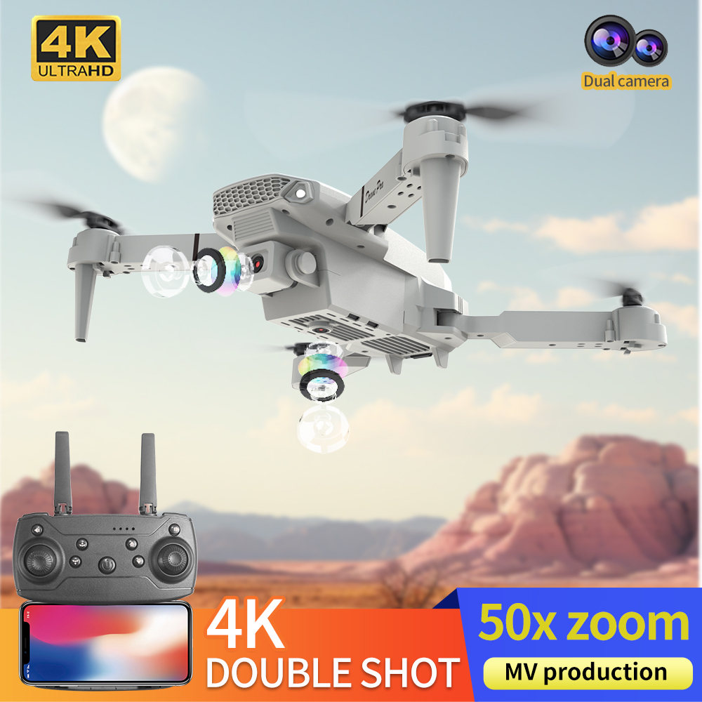 2026年新型 E88 プロ仕様 HD 4K RCドローン  - Eachine Drone E58 のレビューと価格