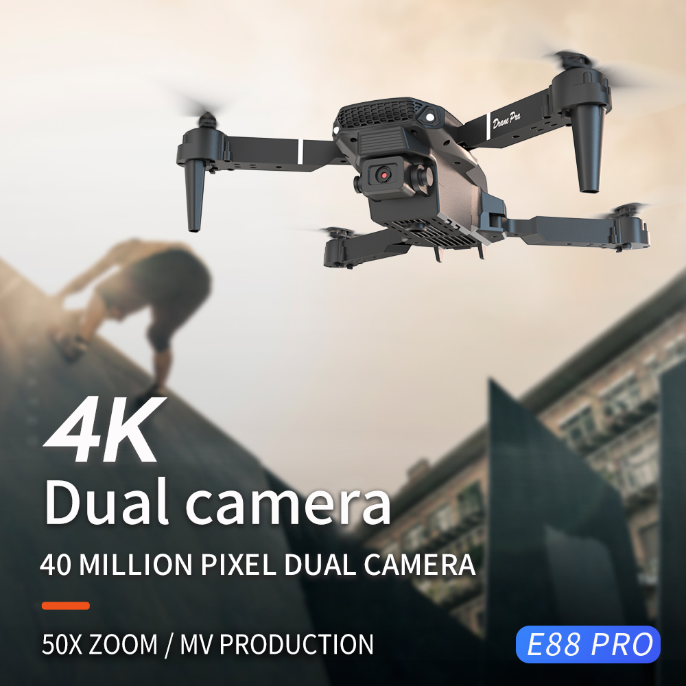 2026年新型 E88 プロ仕様 HD 4K RCドローン  - Eachine Drone E58 のレビューと価格