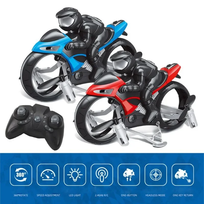 スタントバイク 2 で 1 ランドエア 2.4GHz 飛行オ - Drone Camera Mount のレビューと価格