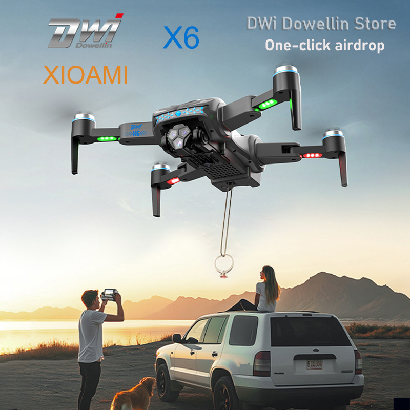 DWi NEW X6 固定高高度汎用エアドロップデュアルフォ - Drone Camera 4K のレビューと価格
