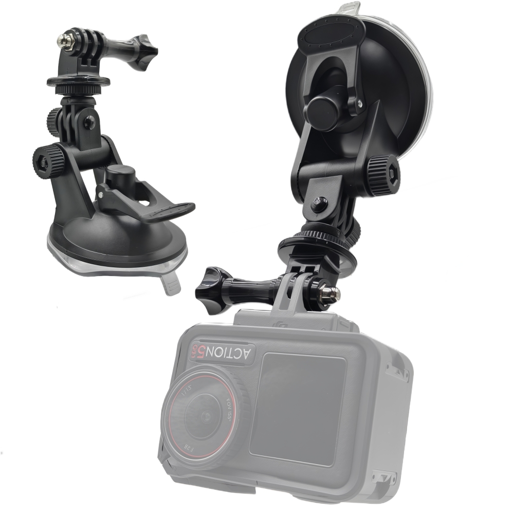 吸盤マウント車のガラス車両フロントガラスホルダー GoPro - Drone Camera Action のレビューと価格