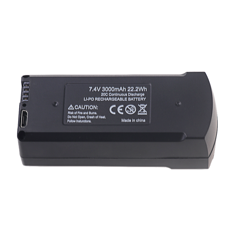 オリジナル 7.4V 3000Mah ドローンリポバッテリー - Eachine Drone E58 のレビューと価格