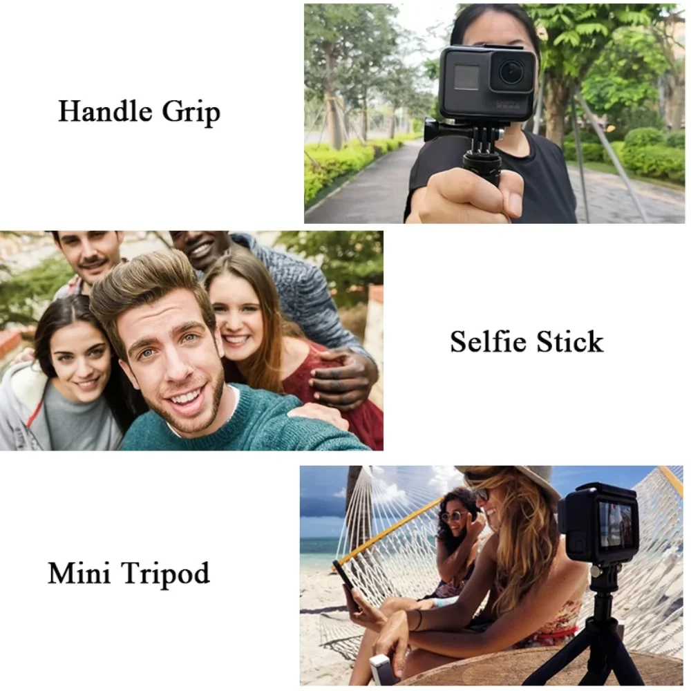 GoPro Hero 12,11,10用の拡張可能なミニ三脚 - Drone Camera Action のレビューと価格