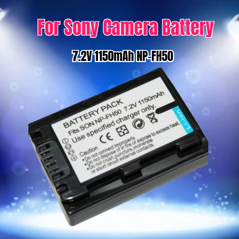 7.2V 1150mAh NP-FH50 カメラバッテリー  - Drone Camera Action のレビューと価格